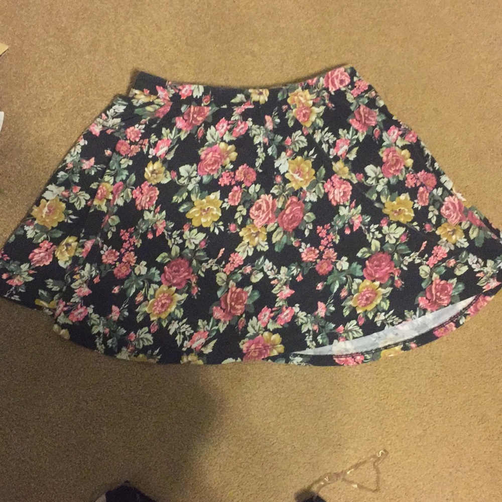 Rockin Floral Mini Skirt